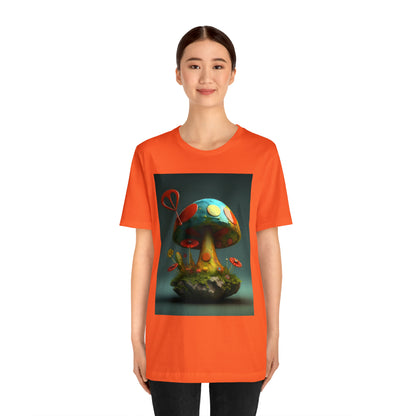 Hippie Mushroom Color Candy Style Design Style 4 Unisex Jersey Short Sleeve Tee