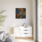 Harmonic Orbits, Matte Canvas, Framed (Multi-color)