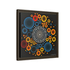 Harmonic Orbits, Matte Canvas, Framed (Multi-color)