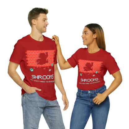 Shrooms, They Make You Invincible, Unisex Jersey Short Sleeve Tee