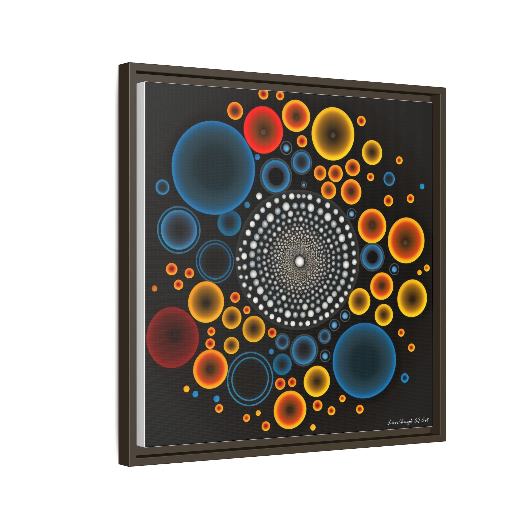 Gilded Tide, Art Print — Colorful Modern Wall Canvas