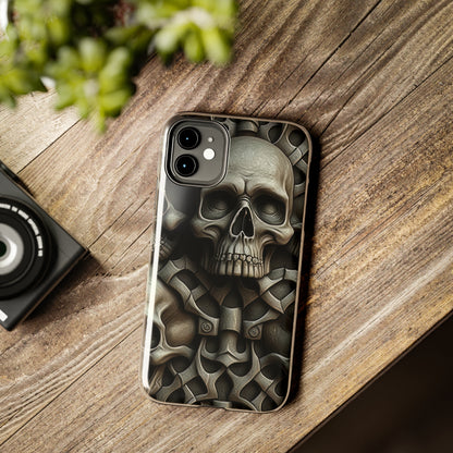 Metallic Chrome Skulls and classic Designed 19 Tough Phone Cases