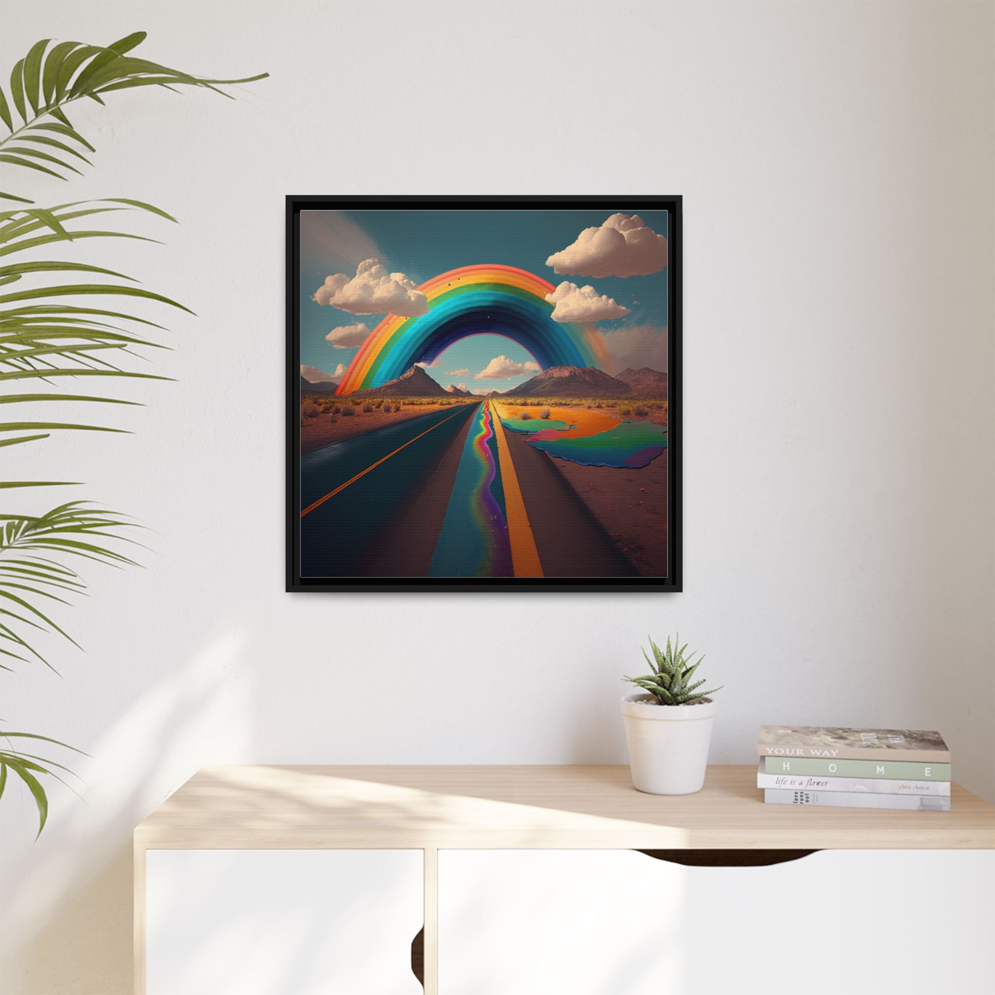 Road to Color, Art Print — Colorful Modern Wall Canvas
