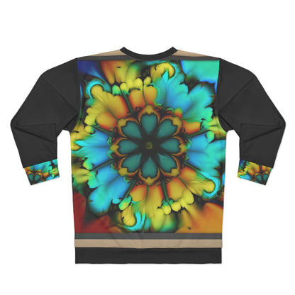 Bold And Beautiful Tie Dye B 3 Blue Yellow Unisex Sweatshirt (AOP)