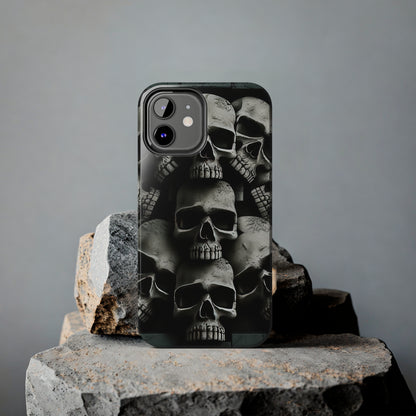 Metallic Chrome Skulls and classic Designed 11 Tough Phone Cases