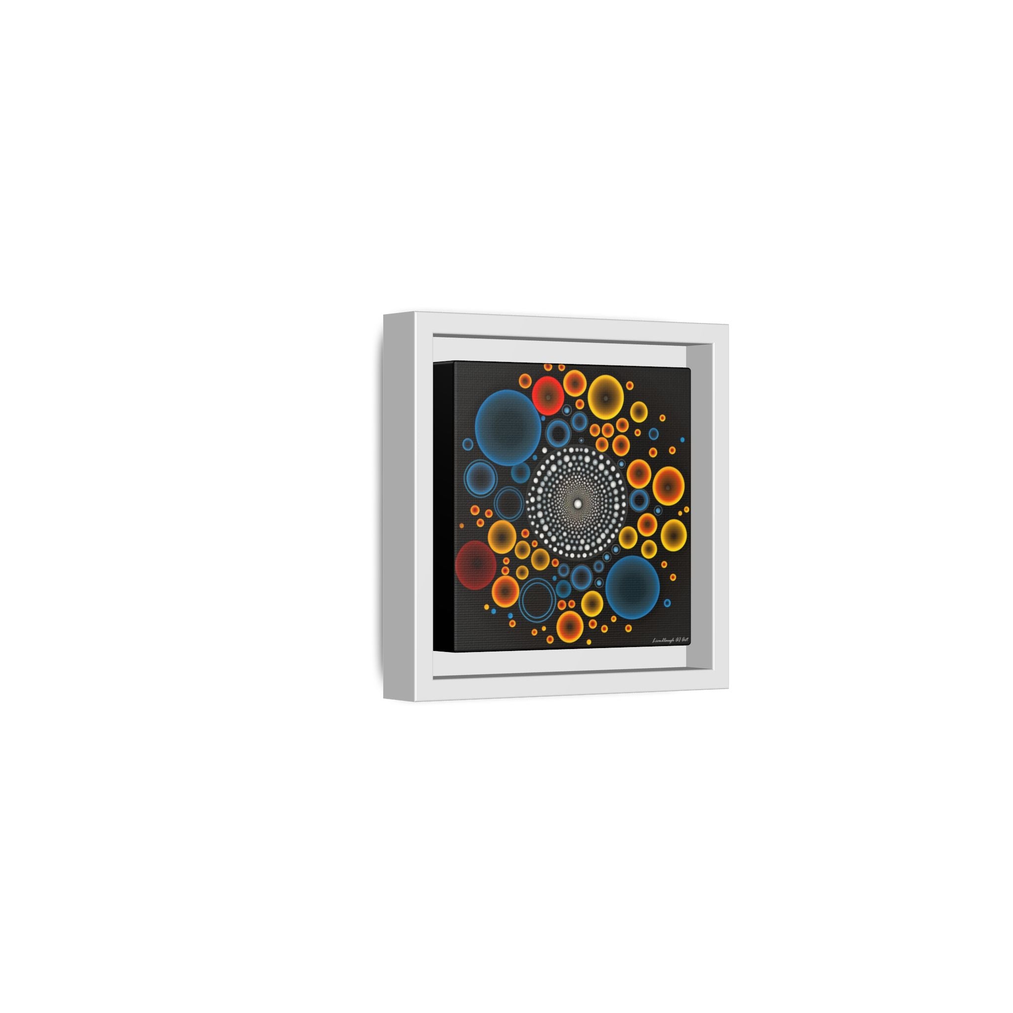 Harmonic Orbits, Matte Canvas, Framed (Multi-color)