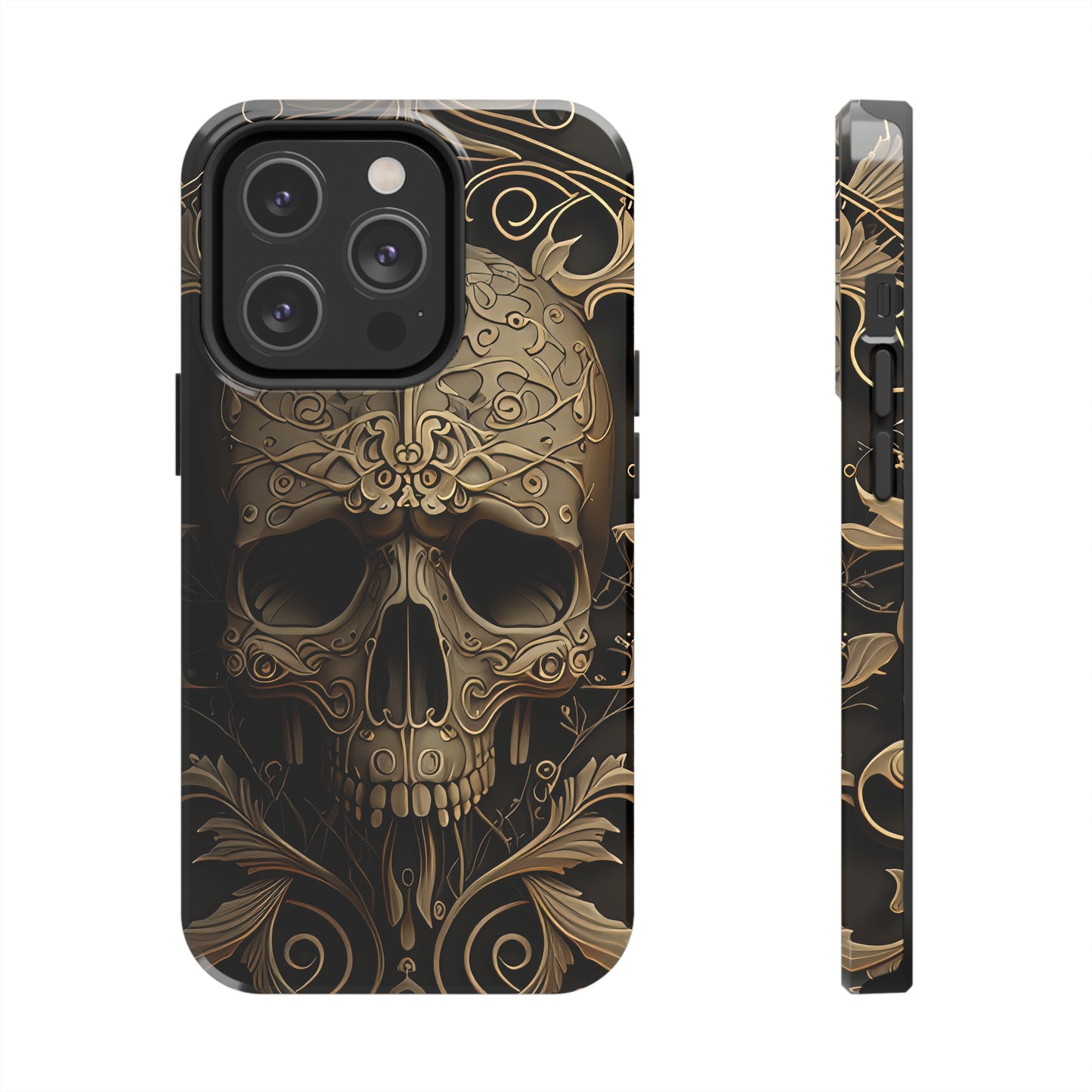 Metallic Chrome Skulls and classic Designed 5 Phone Cases