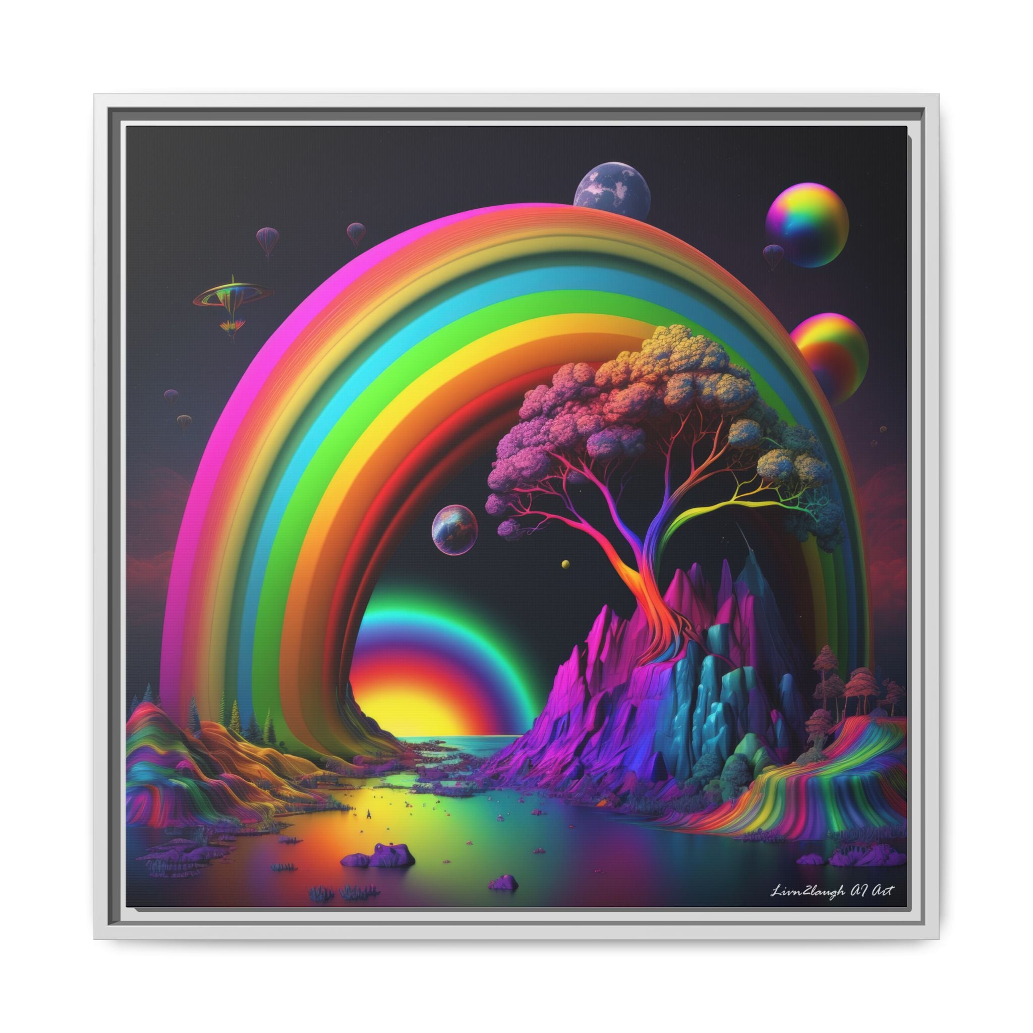 Arc of Infinite Wonder, Art Print — Colorful Modern Wall Canvas