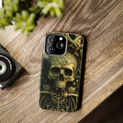 Metallic Chrome Skulls and classic Designed 3 Tough Phone Cases