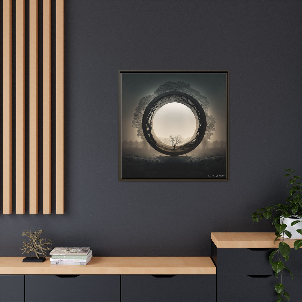 Circle of Stillness, Art Print — Colorful Modern Wall Canvas
