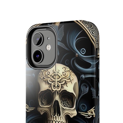 Metallic Chrome Skulls and classic Designed 6 Tough Phone Cases