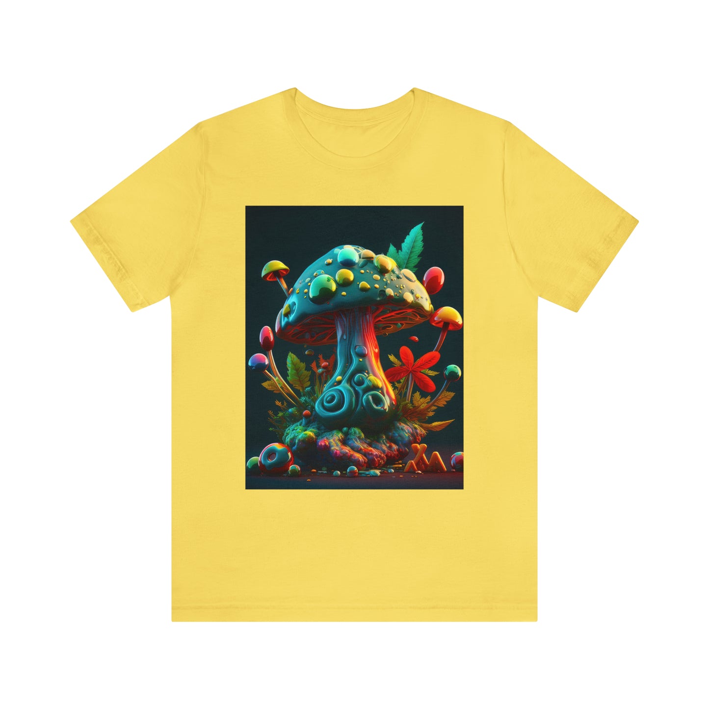 Hippie Mushroom Color Candy Style Design Style 5 Unisex Jersey Short Sleeve Tee