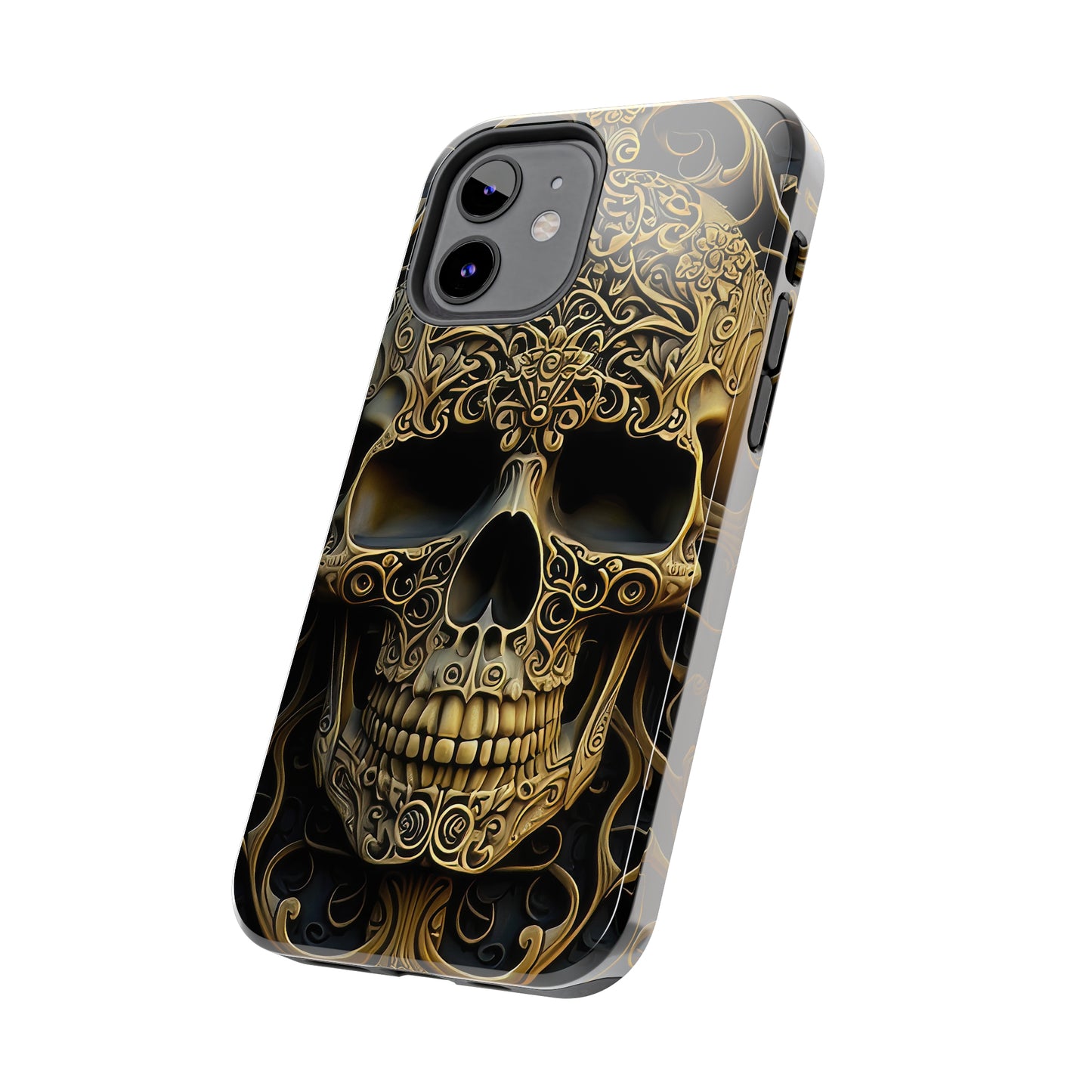 Metallic Chrome Skulls and classic Designed 4 Tough Phone Cases