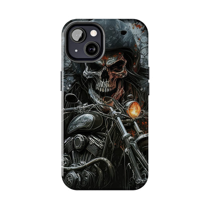 Skull Motorcycle Rider, Ready to Tear Up Road On Beautiful Bike 6 Tough Phone Cases