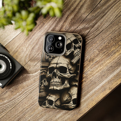 Metallic Chrome Skulls and classic Designed 14 Tough Phone Cases