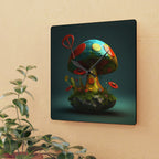 Hippie Mushroom Color Candy Style Design Style 3 Acrylic Wall Clock