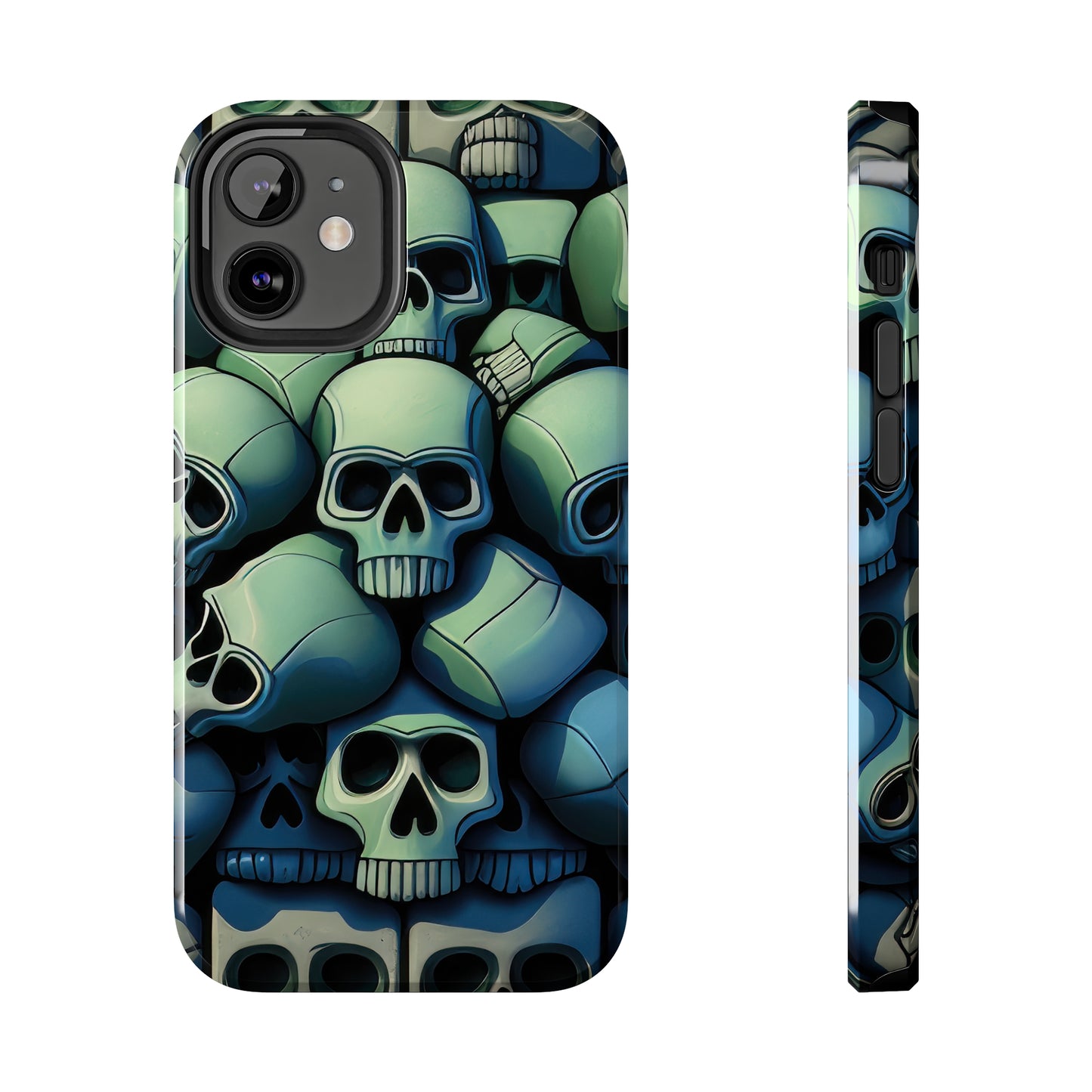 Metallic Chrome Skulls and classic Designed 10 Tough Phone Cases