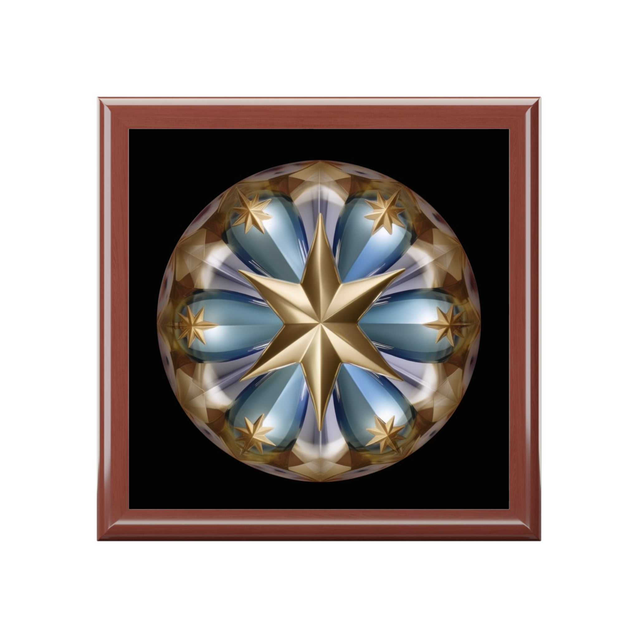 Celestial Compass Star Jewelry- Stash- Collection Box