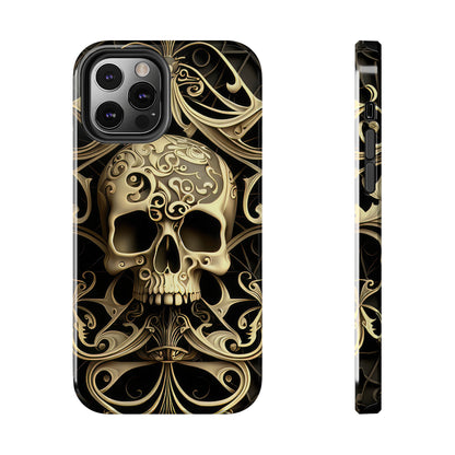 Metallic Chrome Skulls and classic Designed 7 Tough Phone Cases