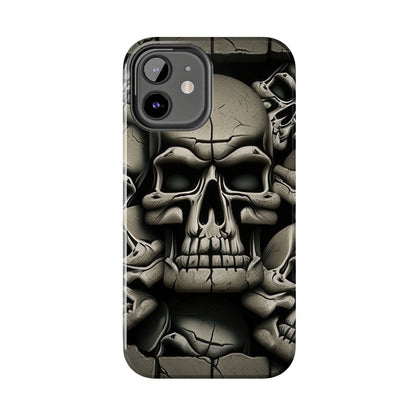 Metallic Chrome Skulls and classic Designed 12 Tough Phone Cases