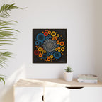 Harmonic Orbits, Matte Canvas, Framed (Multi-color)