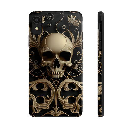 Metallic Chrome Skulls and classic Designed 1 Tough Phone Cases