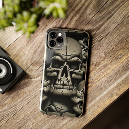 Metallic Chrome Skulls and classic Designed 12 Tough Phone Cases