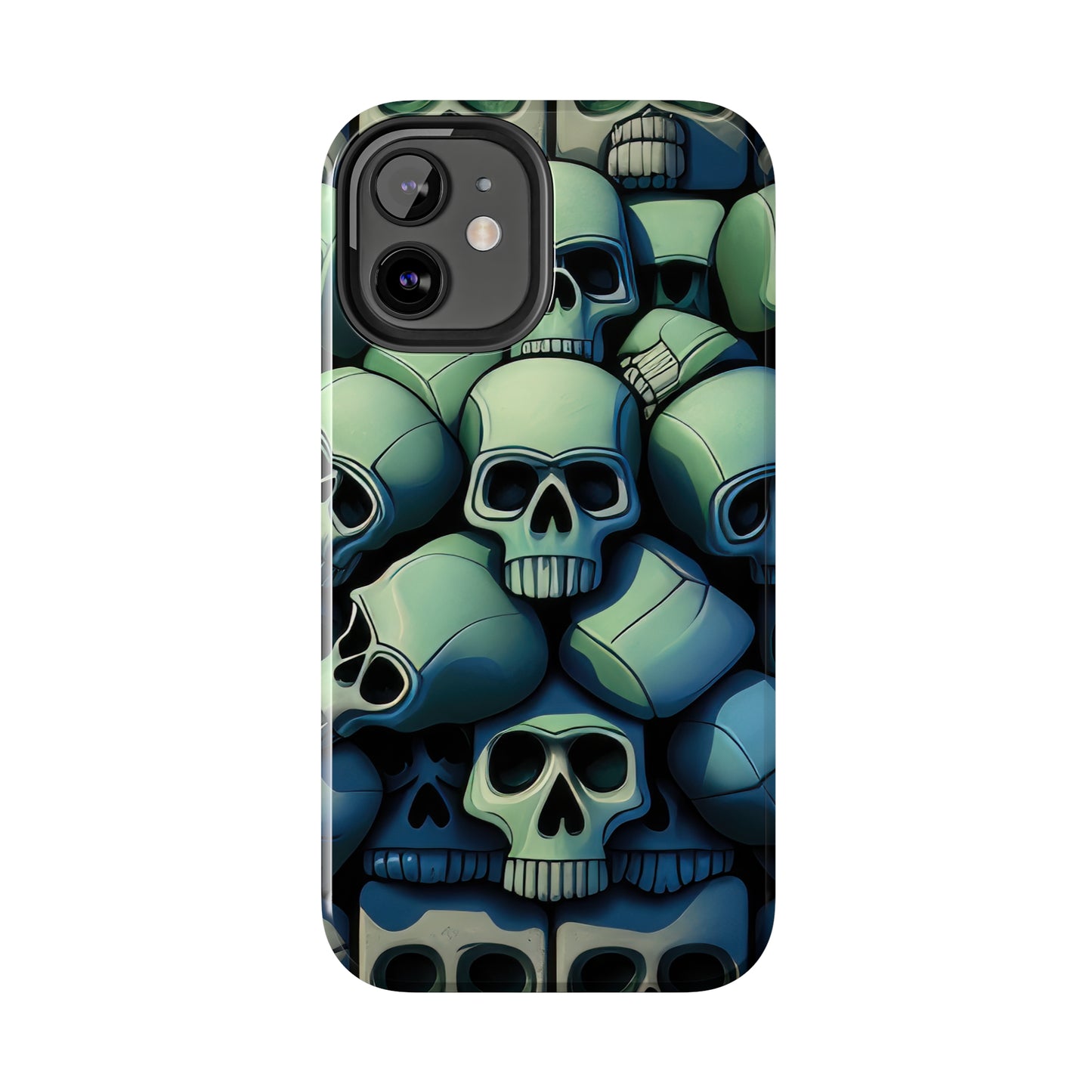 Metallic Chrome Skulls and classic Designed 10 Tough Phone Cases