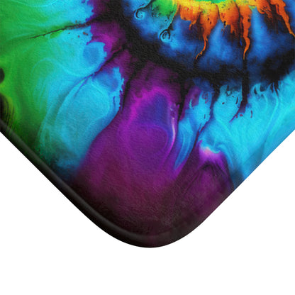 Bold And Beautiful Tie Style One Dye Bath Mat