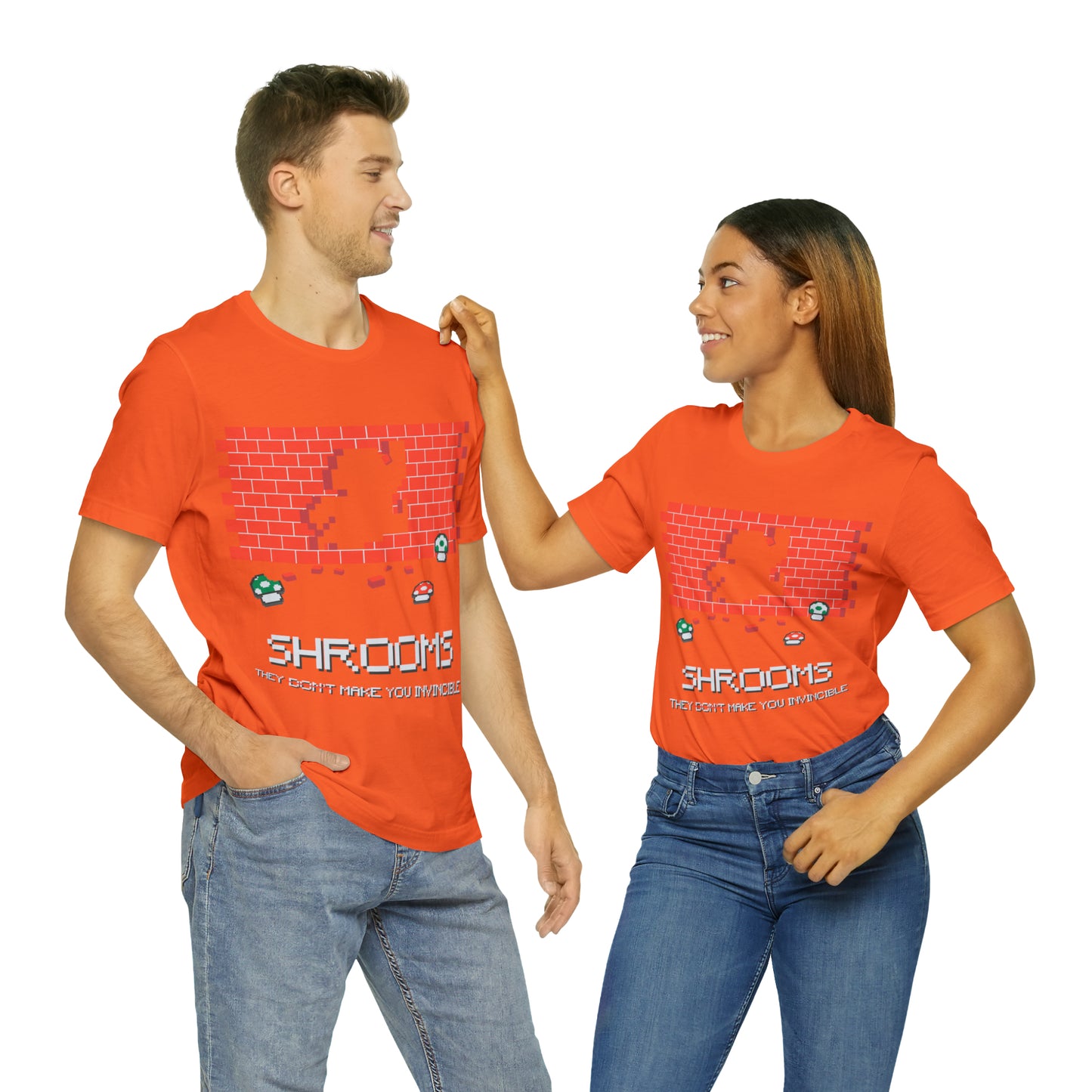 Shrooms, They Make You Invincible, Unisex Jersey Short Sleeve Tee