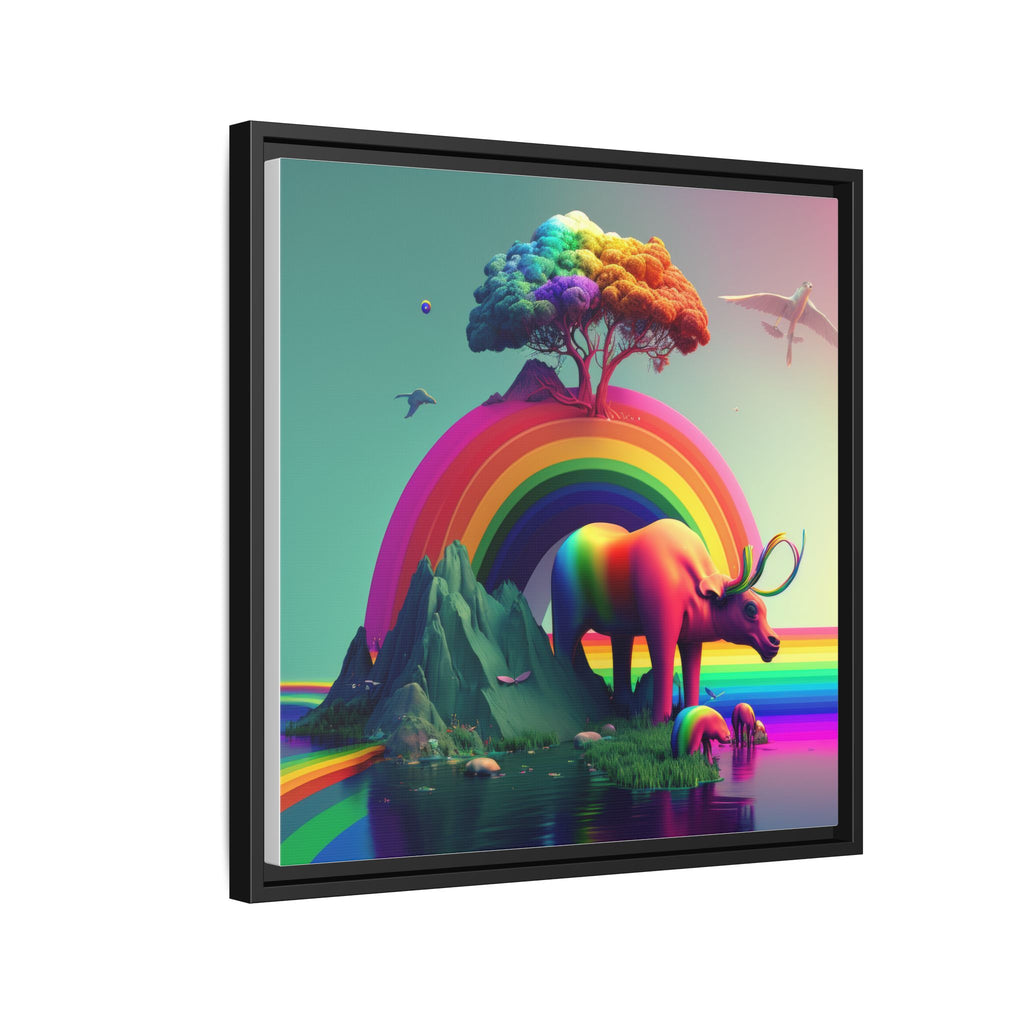 Sanctuary of Color, Art Print — Colorful Modern Wall Canvas