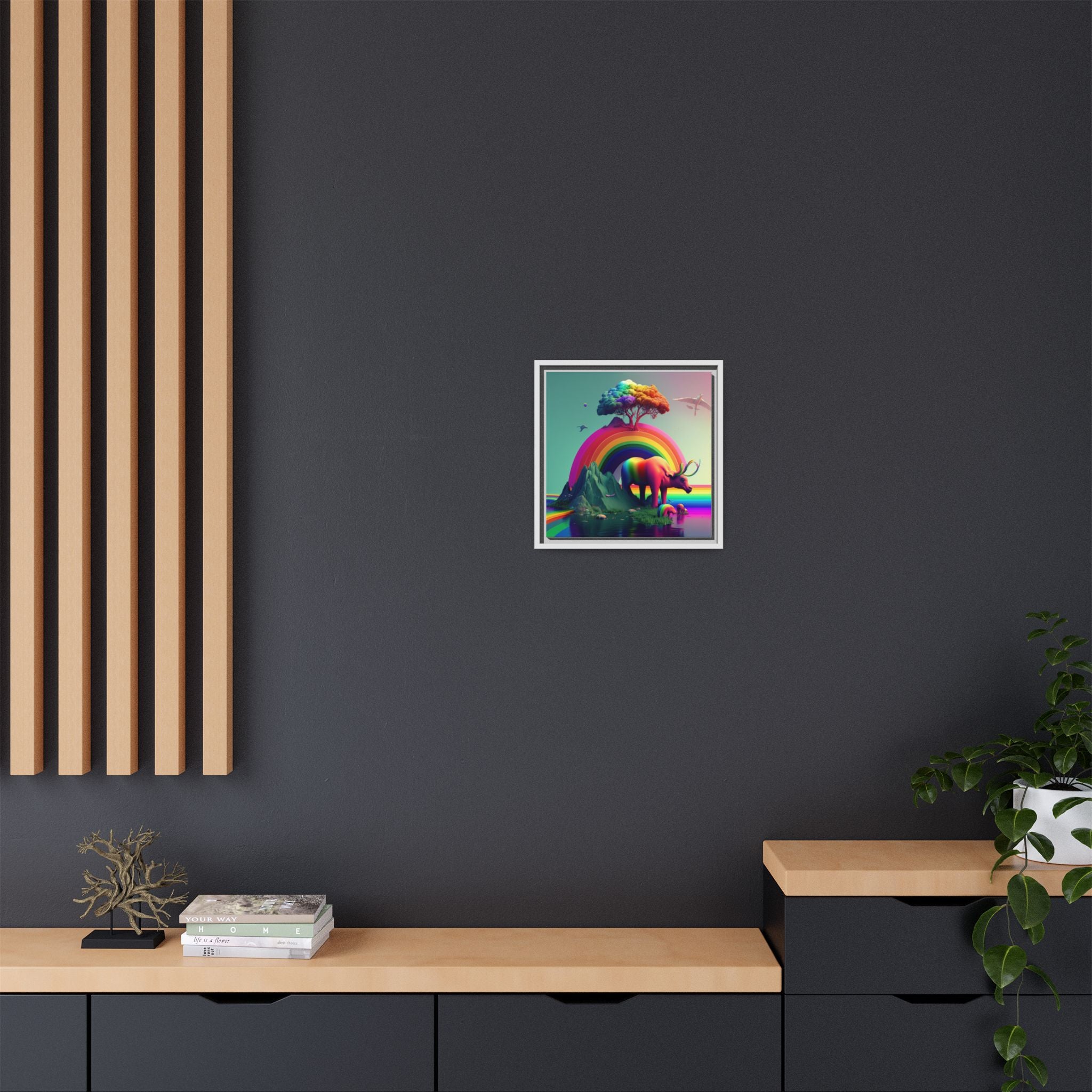Sanctuary of Color, Art Print — Colorful Modern Wall Canvas