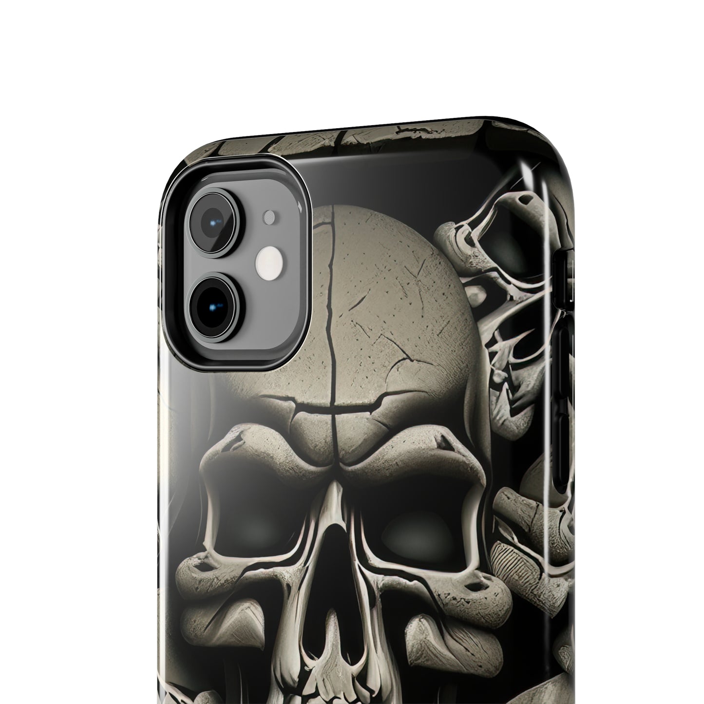 Metallic Chrome Skulls and classic Designed 12 Tough Phone Cases