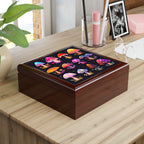 Gorgeous Colorful Mushrooms Jewelry Box