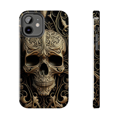 Metallic Chrome Skulls and Classic Designed 8 Tough Phone Cases