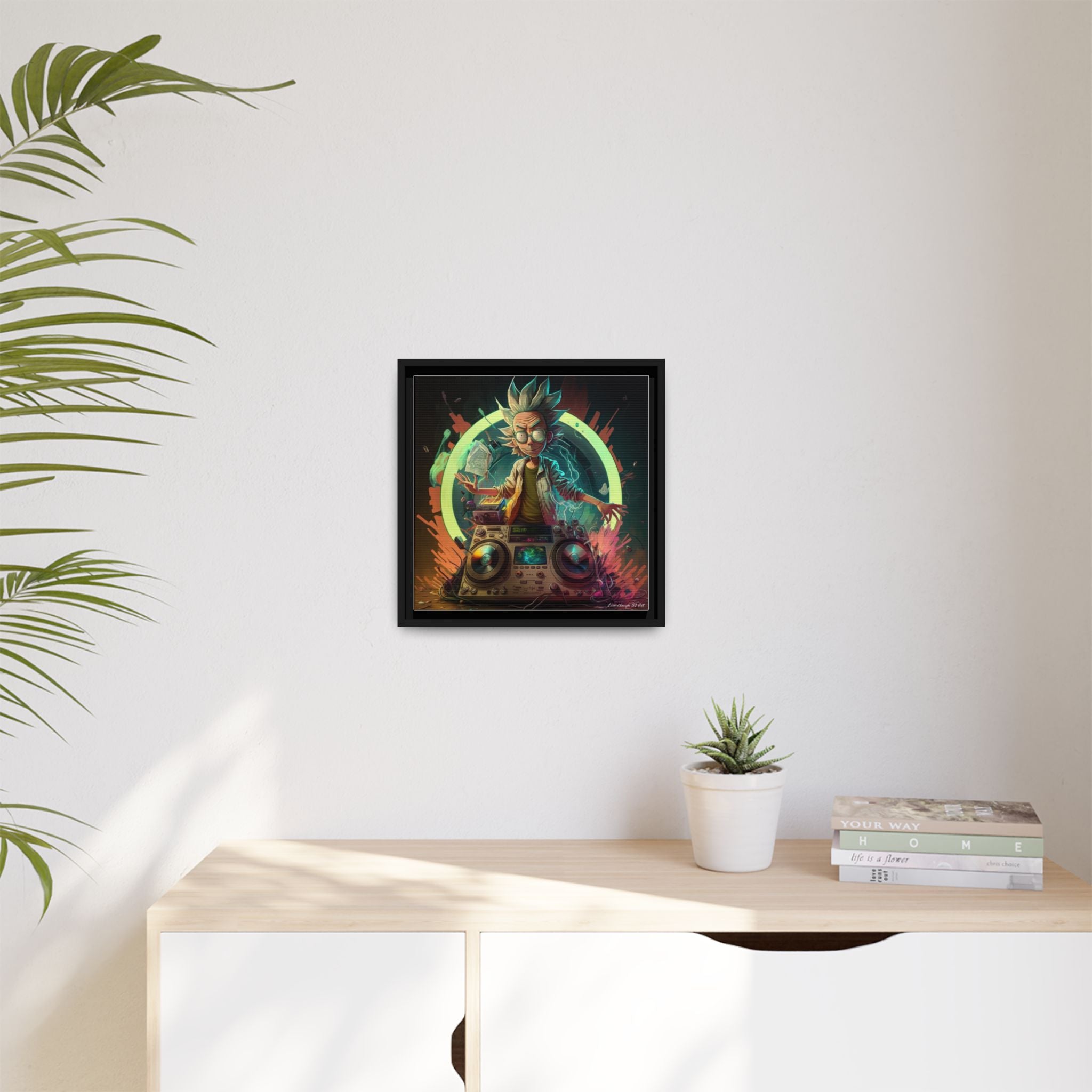 Frequency of Genius, Art Print — Colorful Modern Wall Canvas