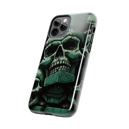 Metallic Chrome Skulls and classic Designed 15 Tough Phone Cases