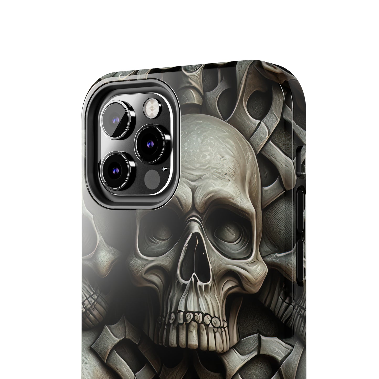 Metallic Chrome Skulls and classic Designed 19 Tough Phone Cases