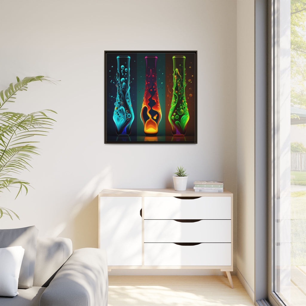 Three States of Flow, Art Print — Colorful Modern Wall Canvas