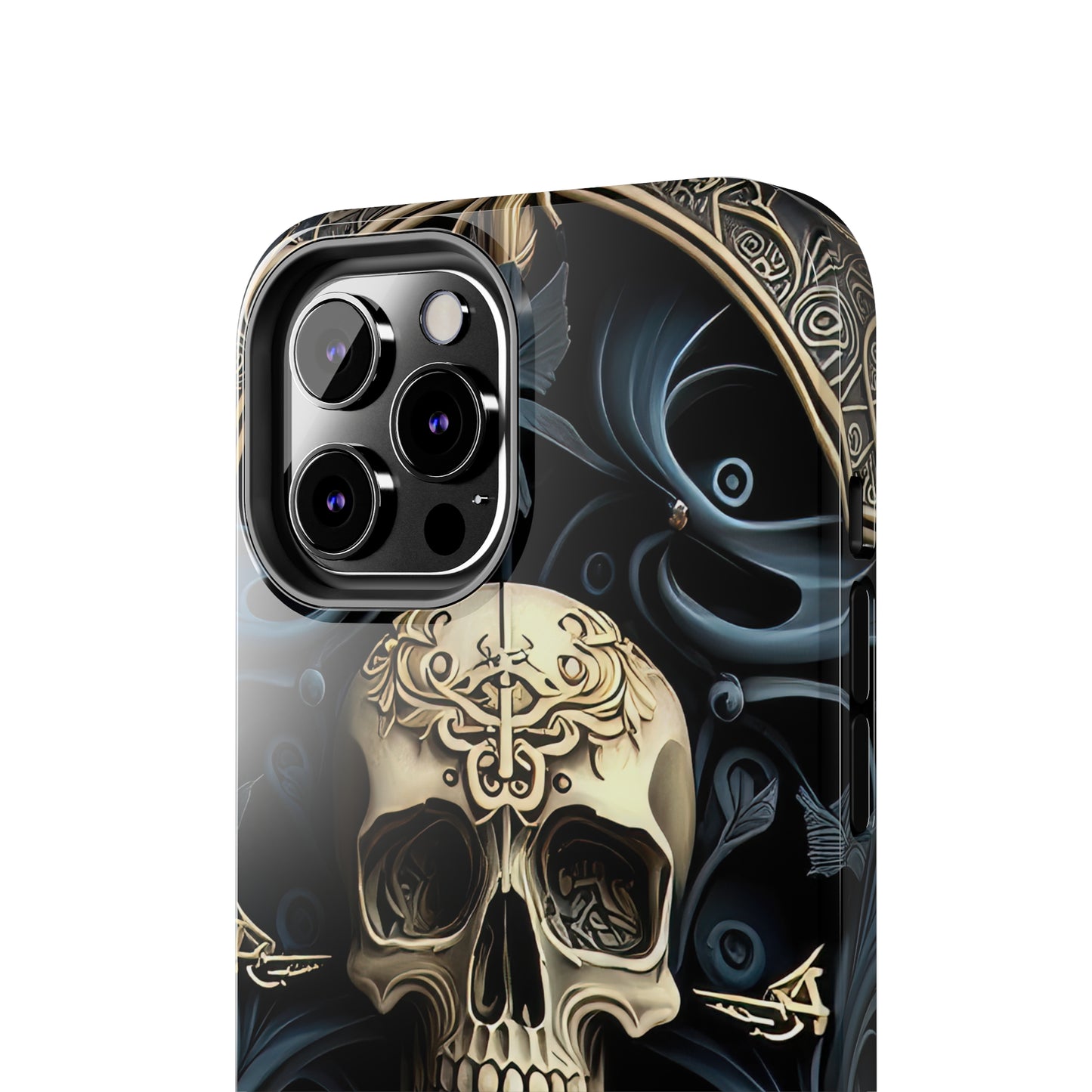 Metallic Chrome Skulls and classic Designed 6 Tough Phone Cases