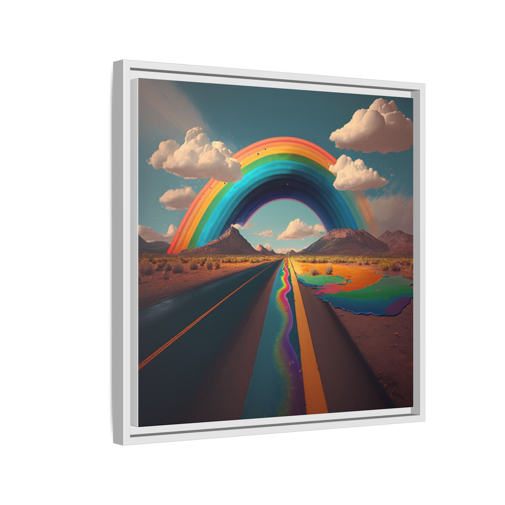 Road to Color, Art Print — Colorful Modern Wall Canvas