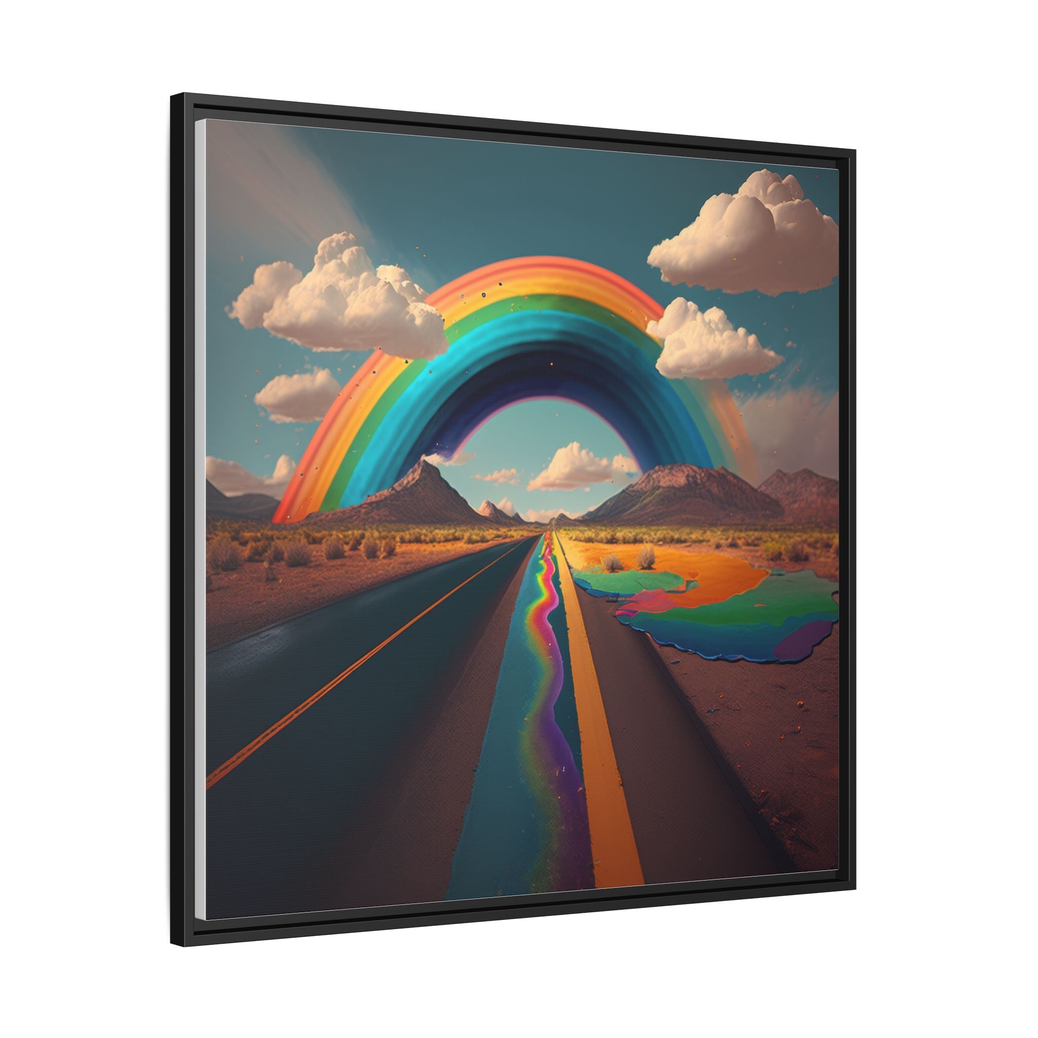 Road to Color, Art Print — Colorful Modern Wall Canvas