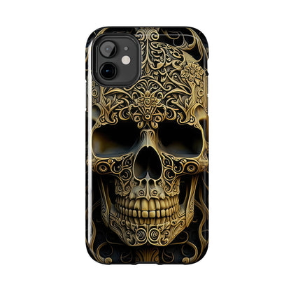 Metallic Chrome Skulls and classic Designed 4 Tough Phone Cases