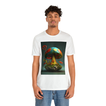 Hippie Mushroom Color Candy Style Design Style 4 Unisex Jersey Short Sleeve Tee