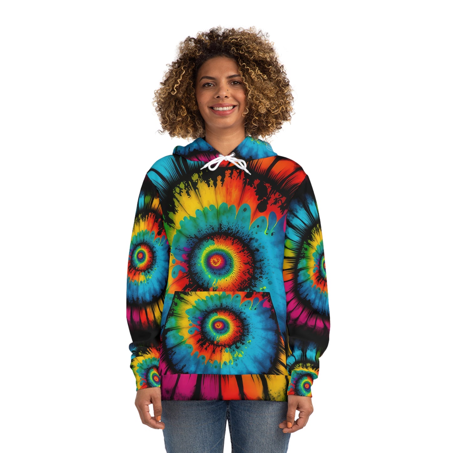 Bold And Beautiful Tie Dye Style four Fashion Hoodie (AOP)