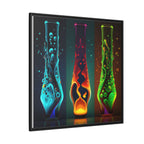 Three States of Flow, Art Print — Colorful Modern Wall Canvas