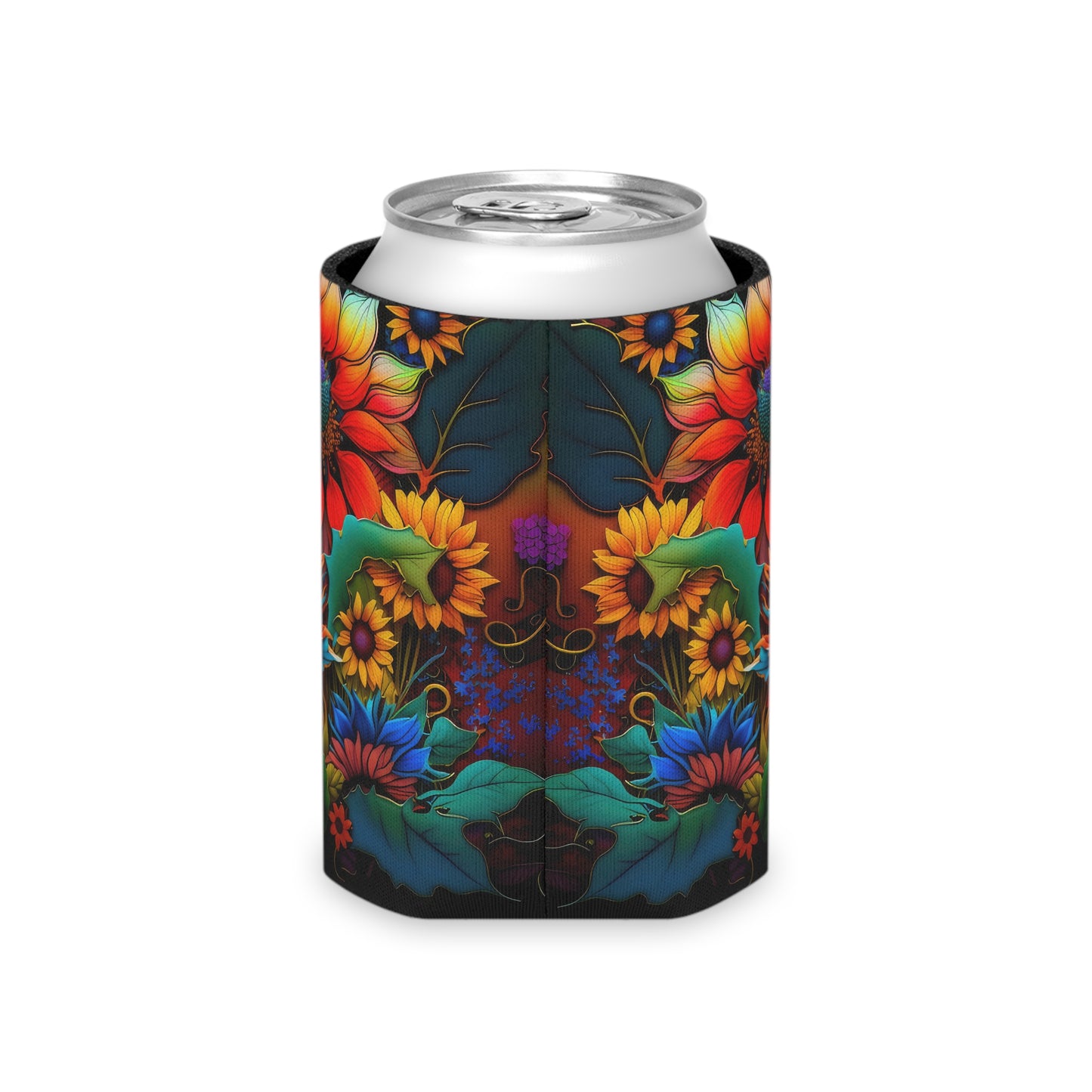 Bold And Beautiful Flowers Style One Can Cooler