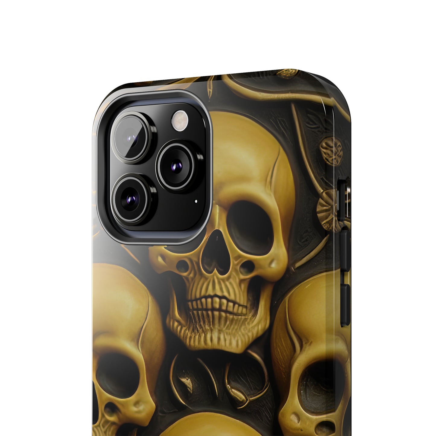 Metallic Chrome Skulls and classic Designed 18 Tough Phone Cases