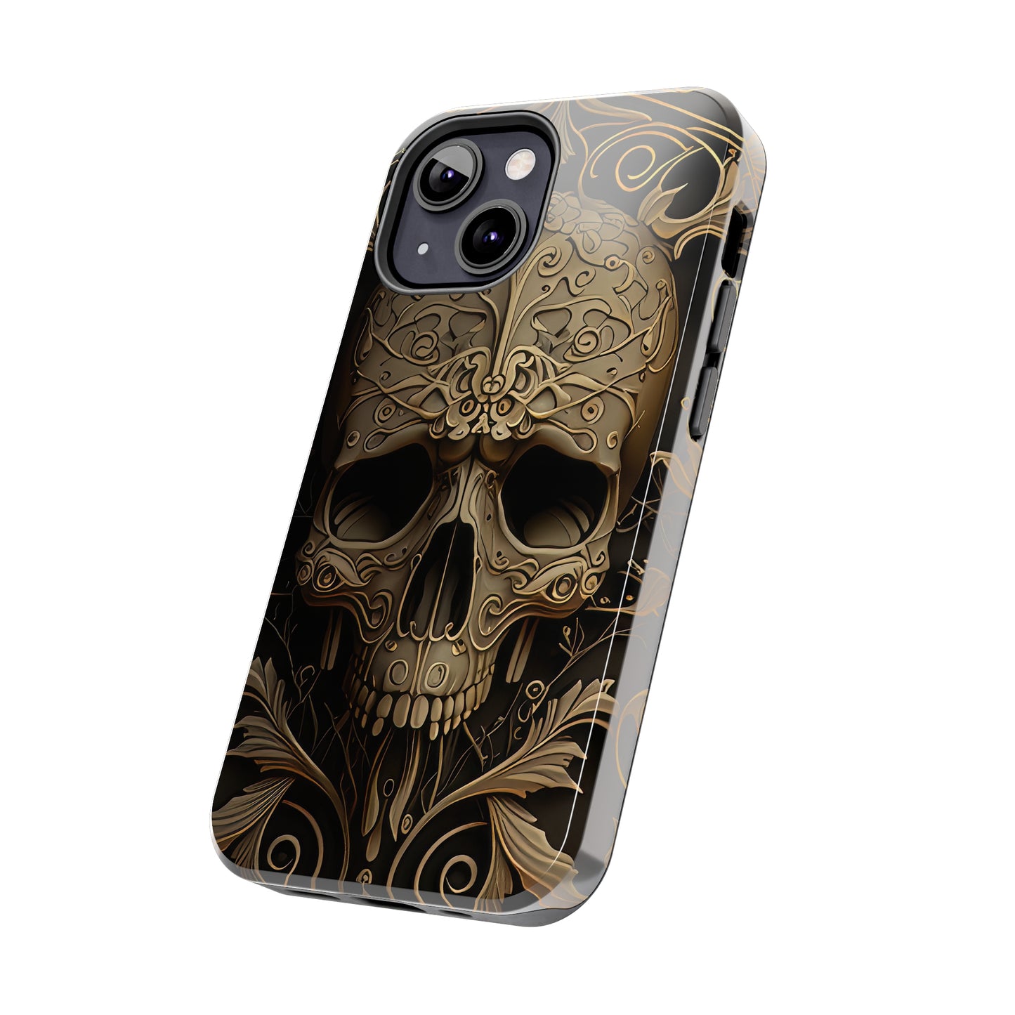 Metallic Chrome Skulls and classic Designed 5 Phone Cases