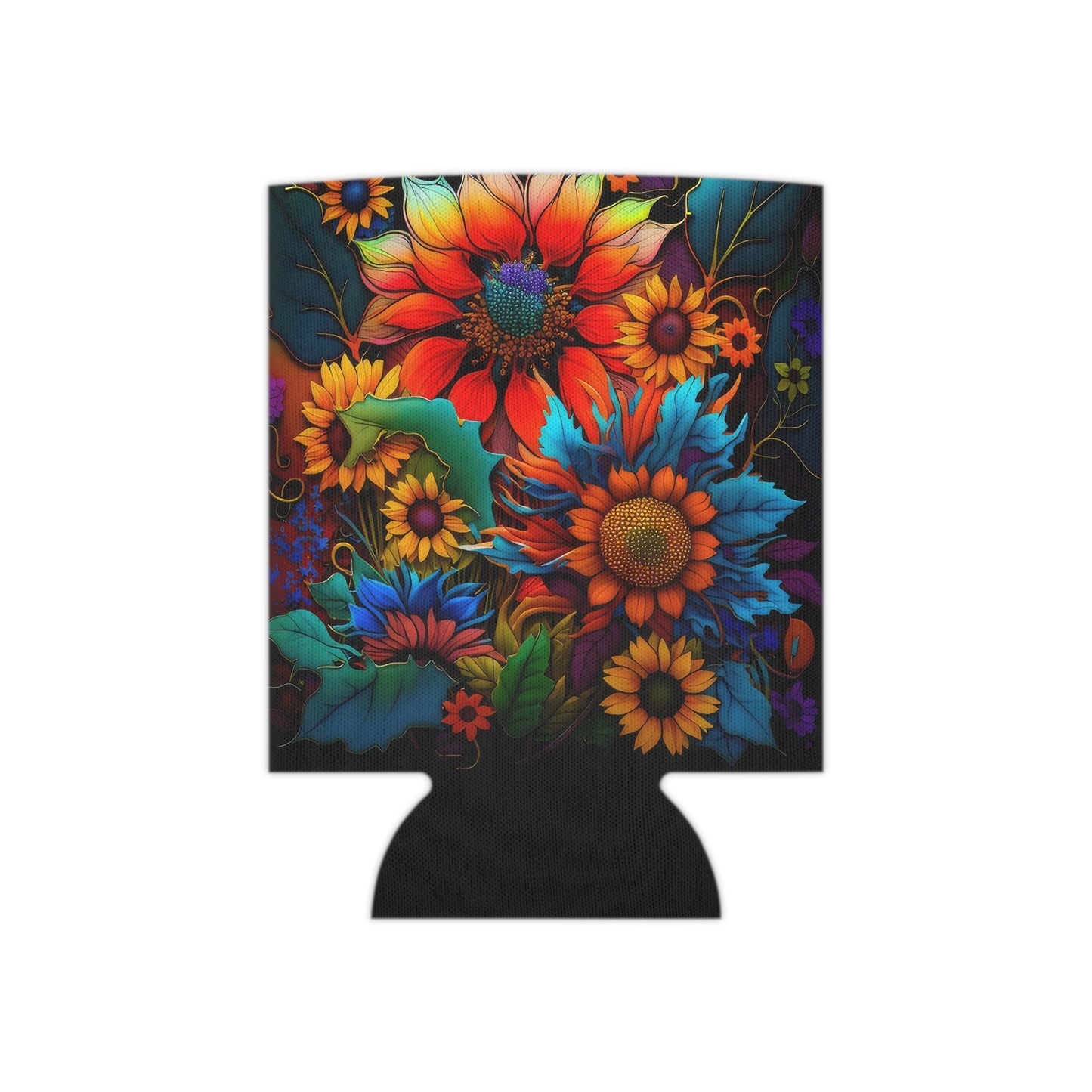 Bold And Beautiful Flowers Style One Can Cooler